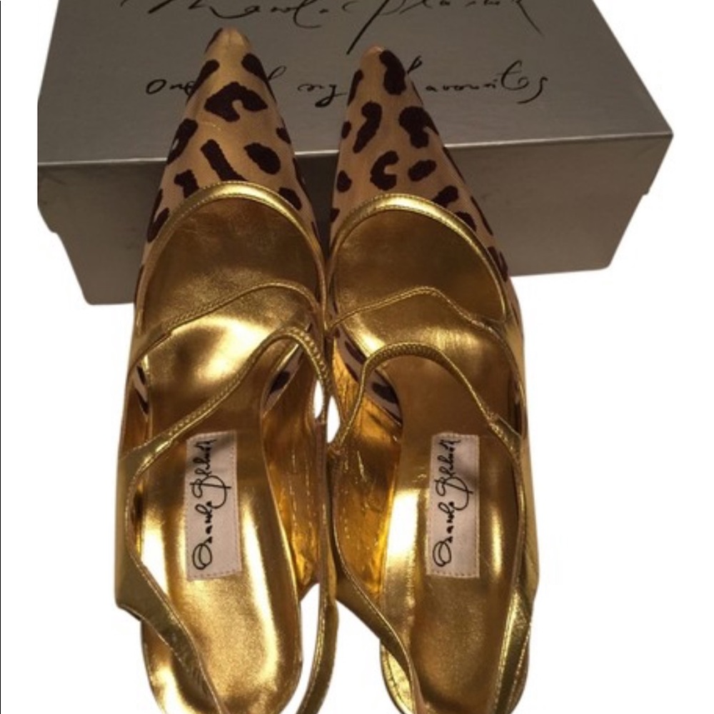 Manolo Blahnik Leopard Mesh Print Shoe - image 1
